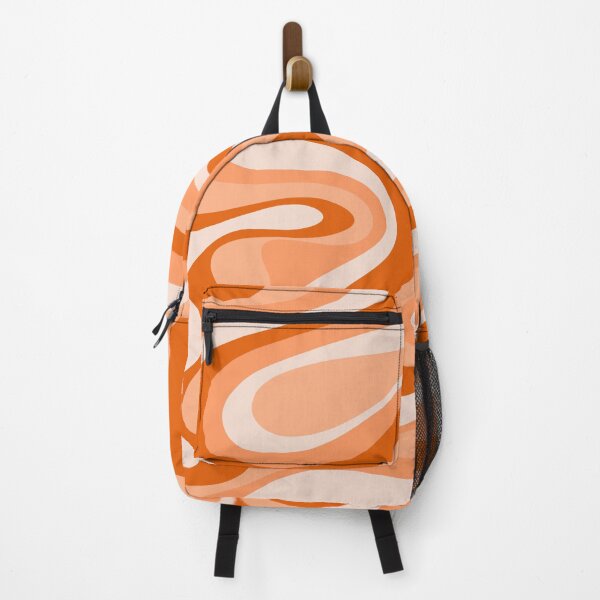 Item preview, Liquid Swirl Retro Abstract in oranges tones, Cream, and White designed and sold by Differenceee.