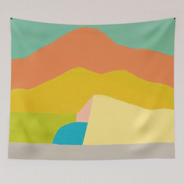 Item preview, Etel Adnan Abstract Art, Etel Adnan Acrylic Paintings, Etel Adnan Art, Etel Adnan Artist, Etel Adnan Artwork designed and sold by Russemar.