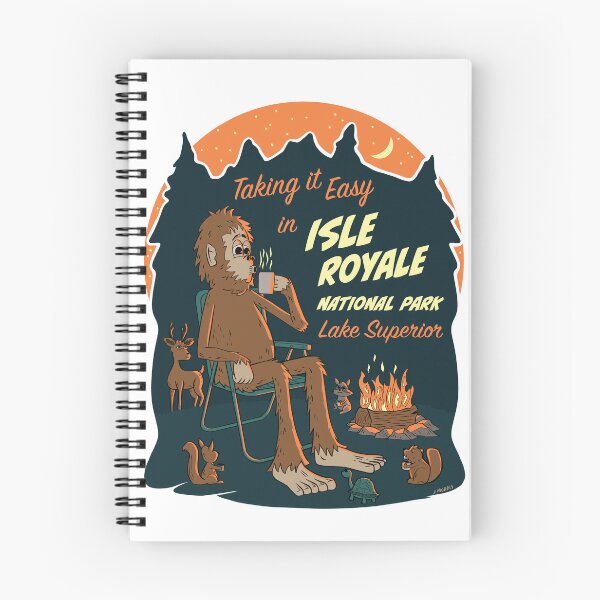 Item preview, Taking It Easy in Isle Royale National Park Bigfoot designed and sold by John Morris Illustration.