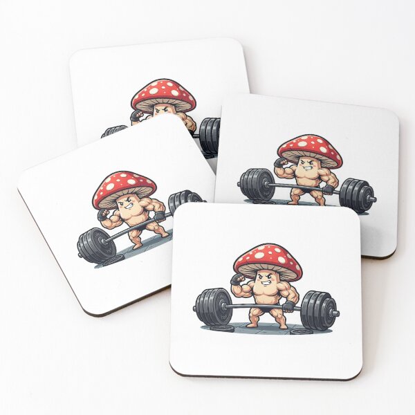 Item preview, Buff Mushroom Lifting Weights designed and sold by YNAMREG.