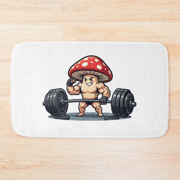 Item preview, Buff Mushroom Lifting Weights designed and sold by YNAMREG.