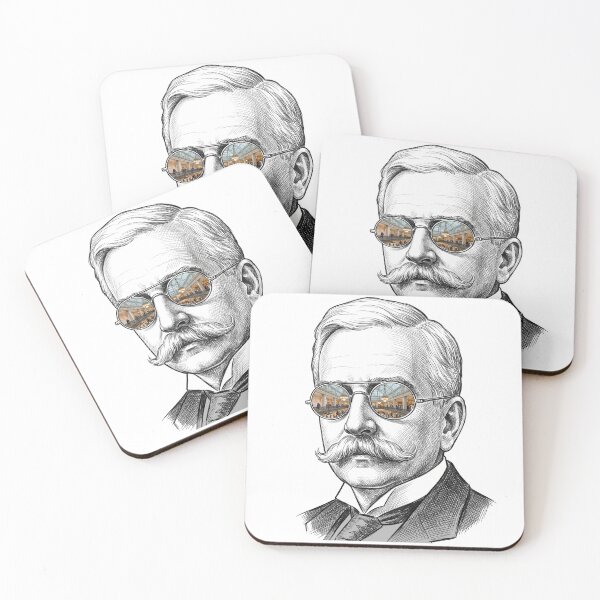 Item preview, Marshall Field Grand Department Store Glasses Reflection designed and sold by Bad-Decisions-Designs.