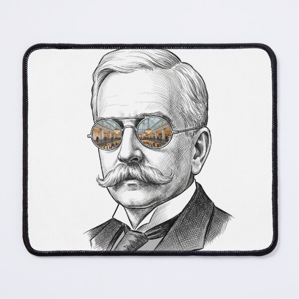 Item preview, Marshall Field Grand Department Store Glasses Reflection designed and sold by Bad-Decisions-Designs.