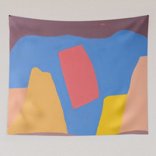 Item preview, Etel Adnan Abstract Art, Etel Adnan Acrylic Paintings, Etel Adnan Art, Etel Adnan Artist, Etel Adnan Artwork designed and sold by Russemar.