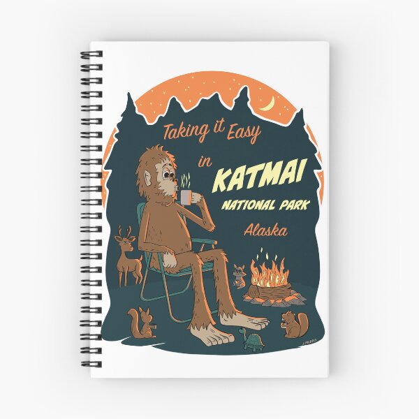 Item preview, Taking It Easy in Katmai National Park Bigfoot designed and sold by John Morris Illustration.