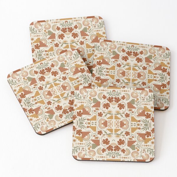 Item preview, Warm Earthy Boho Botanical Seamless Pattern designed and sold by thetravelinguu.