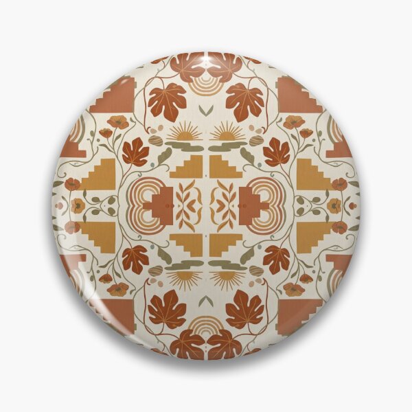 Item preview, Warm Earthy Boho Botanical Seamless Pattern designed and sold by thetravelinguu.