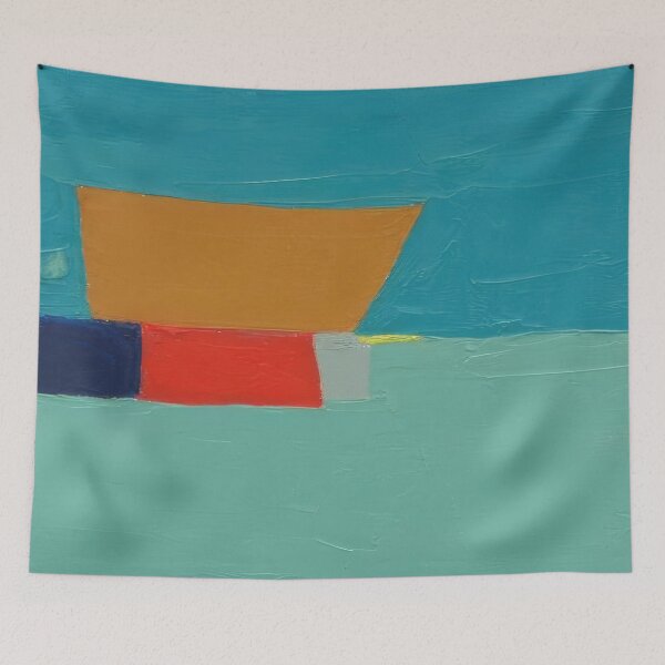 Item preview, Etel Adnan Abstract Art, Etel Adnan Acrylic Paintings, Etel Adnan Art, Etel Adnan Artist, Etel Adnan Artwork designed and sold by Russemar.