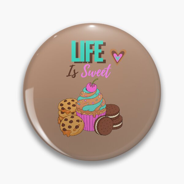 Item preview, Life Is Sweet – Cute Cupcake & Cookies designed and sold by Aimetoi.