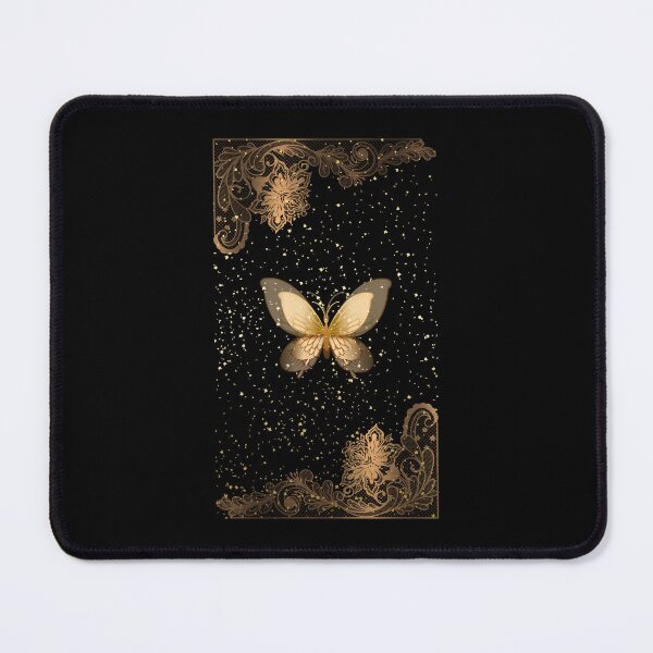 Item preview, Gold Butterfly Black Lace Sparkle Glitter Elegant Aesthetic designed and sold by Verantia.