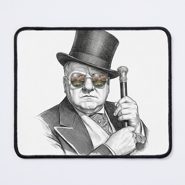 Item preview, WC Fields Smoky Billiards Room Glasses Reflection designed and sold by Bad-Decisions-Designs.