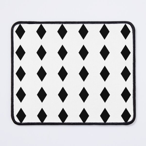Item preview, Black Minimal Geometric Diamond Shape White Background designed and sold by GemsAnatomy.