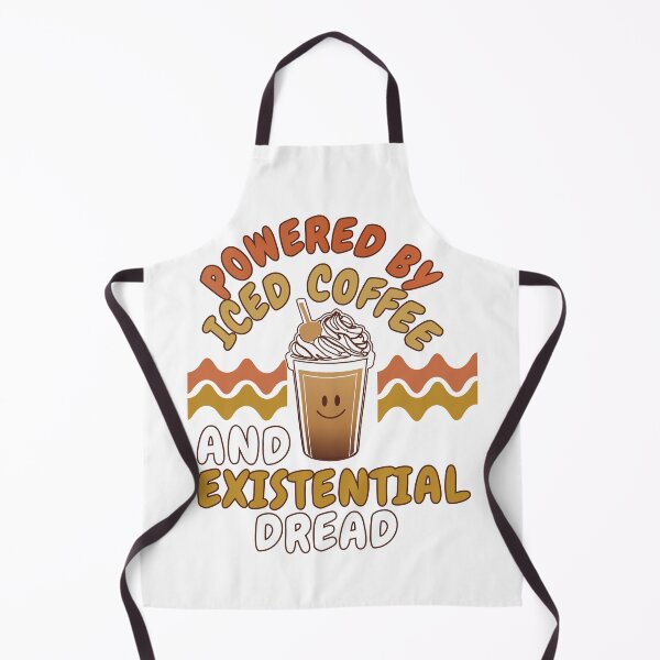 Item preview, Powered By Iced Coffee And Existential Dread 70s Retro designed and sold by Joshbrowny.