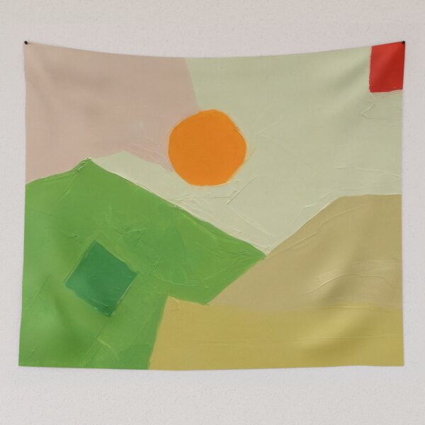 Item preview, Etel Adnan Abstract Art, Etel Adnan Acrylic Paintings, Etel Adnan Art, Etel Adnan Artist, Etel Adnan Artwork designed and sold by Russemar.