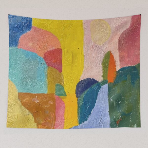 Item preview, Etel Adnan Abstract Art, Etel Adnan Acrylic Paintings, Etel Adnan Art, Etel Adnan Artist, Etel Adnan Artwork designed and sold by Russemar.