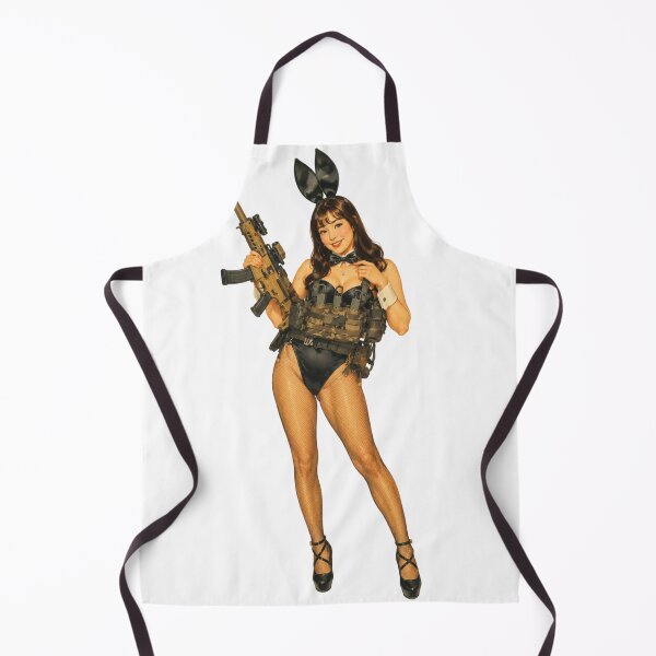 Item preview, Tactical Bunny Pin Up | Original Vintage Military Inspired Illustration designed and sold by Cosplayvintage.
