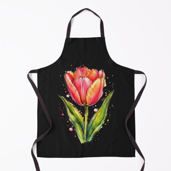 Item preview, Tulip Watercolor Art – Elegant Botanical Floral Illustration designed and sold by ColorSplash123.