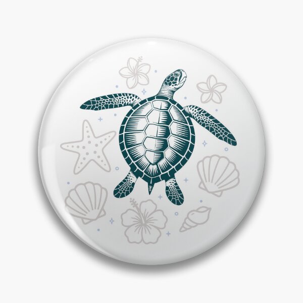 Item preview, Coastal Treasures Sea Turtle - Modern Ocean Icon Graphic designed and sold by ArthousePromos.