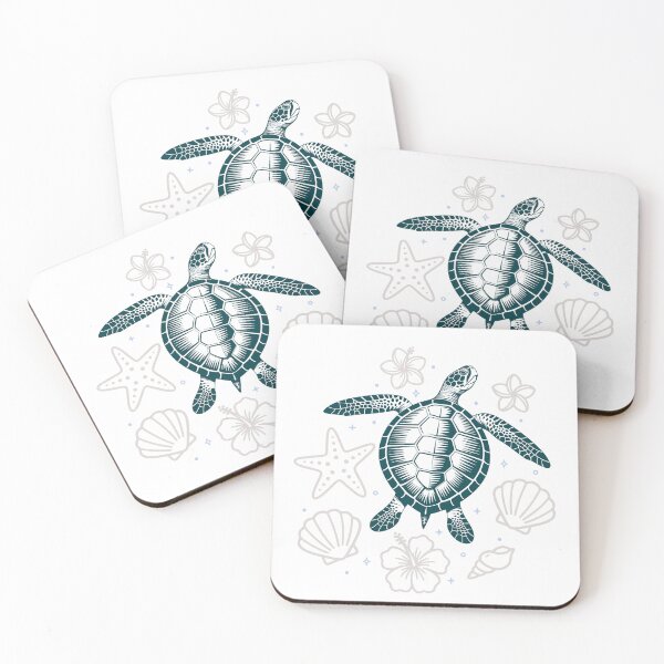 Item preview, Coastal Treasures Sea Turtle - Modern Ocean Icon Graphic designed and sold by ArthousePromos.