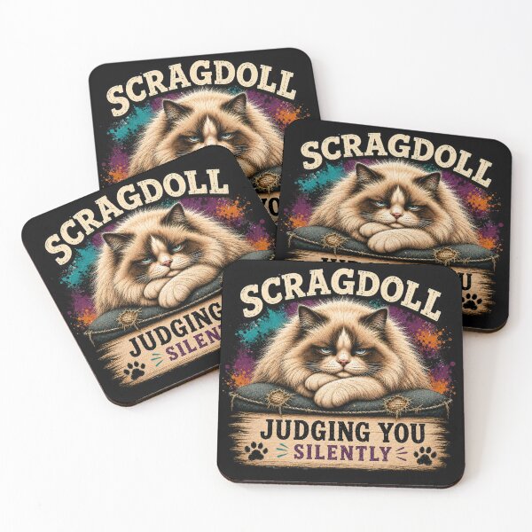 Item preview, Scragdoll Judging You Silently | Funny Ragdoll Cat Shirt | Grumpy Cat Lover Gift designed and sold by EverclearDesign.