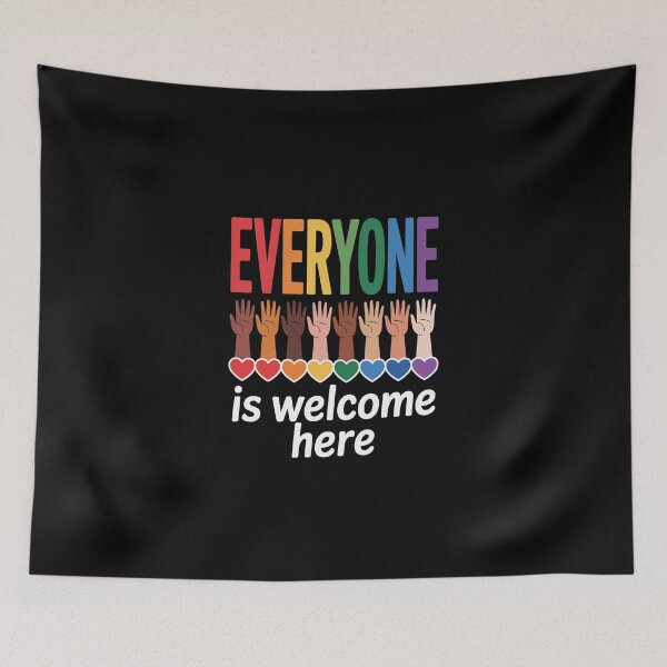Item preview, EVERYONE is welcome here designed and sold by jkrphoto.