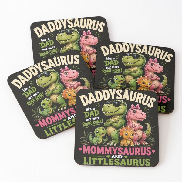 Item preview, Daddysaurus Mommysaurus Littlesaurus Family T-Rex Matching Design designed and sold by Igrowlab254.