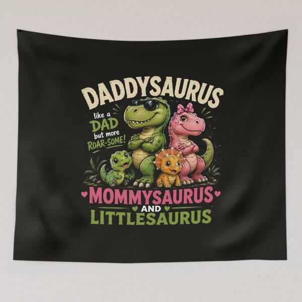 Item preview, Daddysaurus Mommysaurus Littlesaurus Family T-Rex Matching Design designed and sold by Igrowlab254.