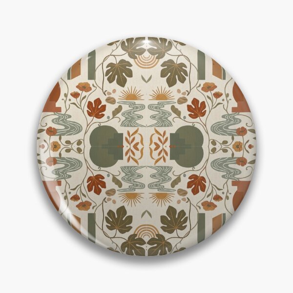 Item preview, Warm Earthy Boho Botanical Seamless Pattern designed and sold by thetravelinguu.