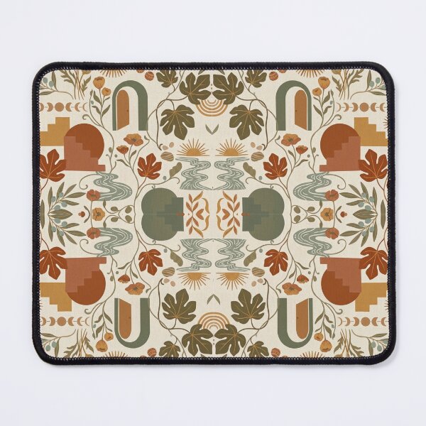 Item preview, Warm Earthy Boho Botanical Seamless Pattern designed and sold by thetravelinguu.