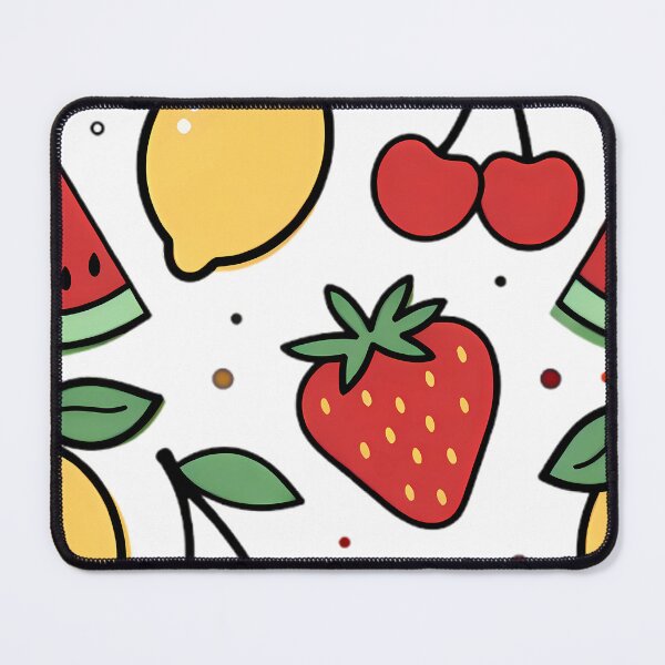 Item preview, Colorful Summer Fruit Pattern Design designed and sold by Linework Studio.
