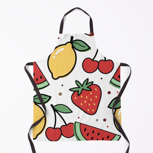 Item preview, Colorful Summer Fruit Pattern Design designed and sold by Linework Studio.
