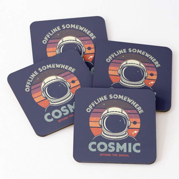 Item preview, Offline Somewhere – Cosmic Astronaut Space Design designed and sold by dude-sign.