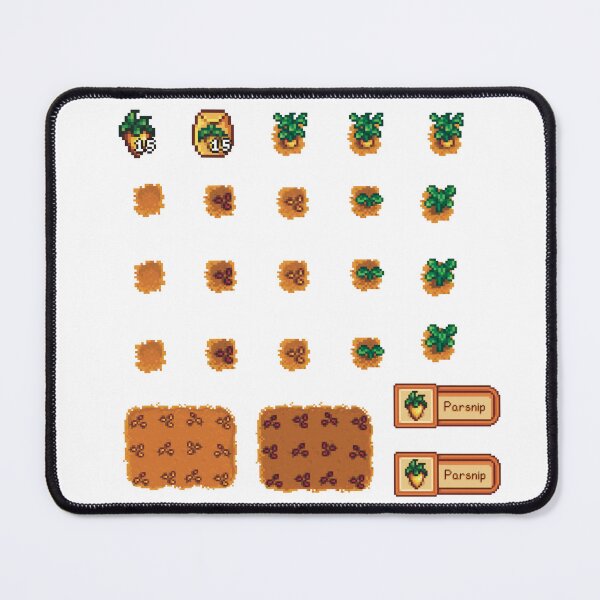 Item preview, Parsnip Crop Growth Pixel Art - Stardew Valley designed and sold by Nnnnnnnnnnne.
