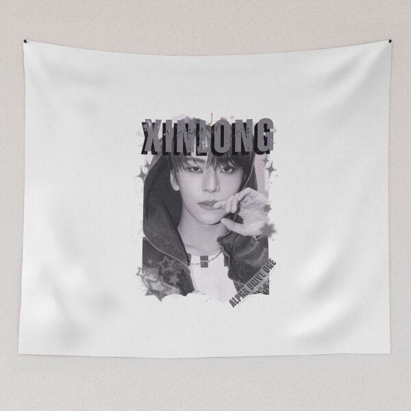Item preview, ALPHA DRIVE ONEe (ALD1) Xinlong Global KPOP Boy Group Black and White Collage Digital Art Portrait designed and sold by AJUNICE STUDIO.