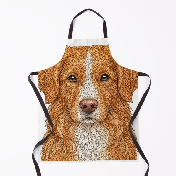 Item preview, Intricate Nova Scotia Duck Tolling Retriever designed and sold by PaintedbyCarol.