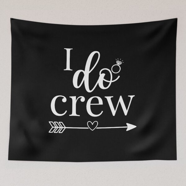 Item preview, I Do Crew Shirt for Wedding Bride Bachelorette Party T-Shirt | Bridal Squad Matching Graphic Gift designed and sold by Trendably.