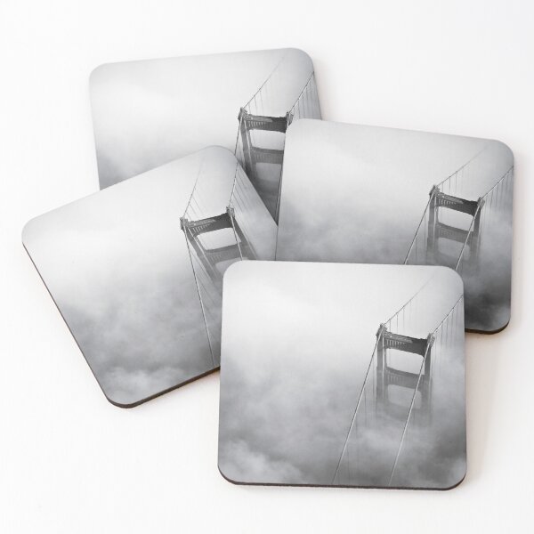Item preview, Above the Golden Gate Bridge, San Francisco, United States black and white aerial photograph  designed and sold by Astrid Arkhangelsky.