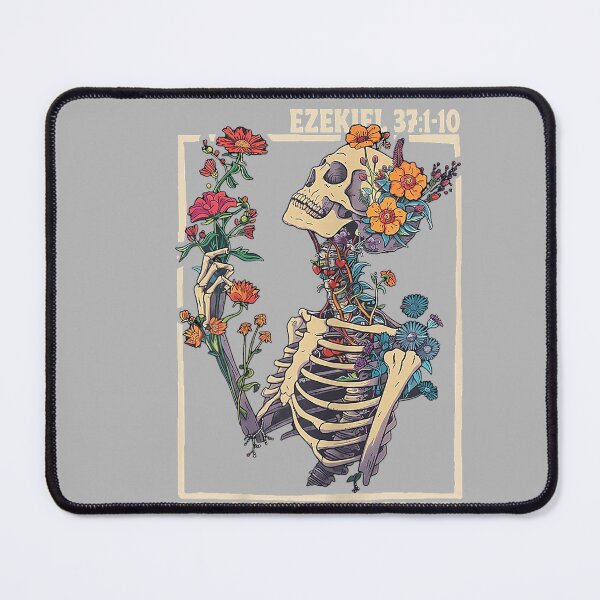 Item preview, Dry Bones Come to Life Skeleton Floral Ezekiel 37 10 Faith designed and sold by GreggRoss.