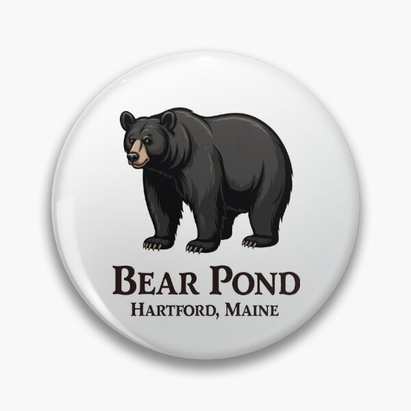 Item preview, Bear Pond Logo (Black Bear) designed and sold by Ray Cardello.