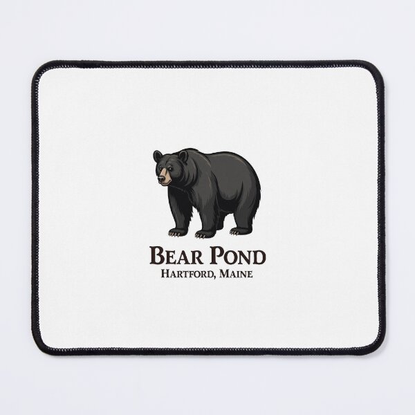 Item preview, Bear Pond Logo (Black Bear) designed and sold by Ray Cardello.