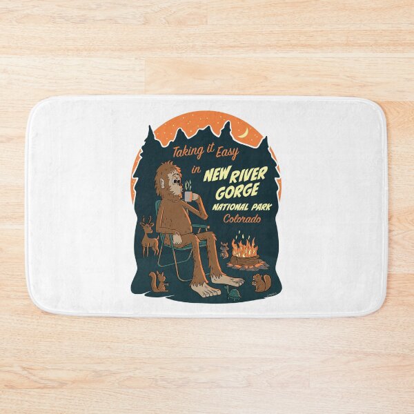 Item preview, Taking It Easy in New River Gorge National Park Bigfoot designed and sold by John Morris Illustration.