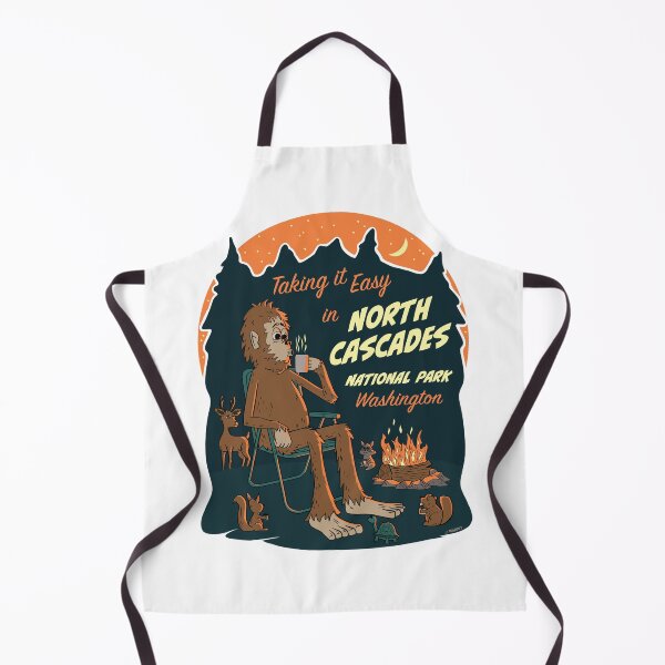 Item preview, Taking It Easy in North Cascades National Park Bigfoot designed and sold by John Morris Illustration.
