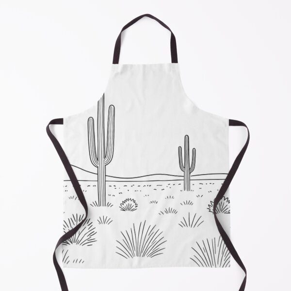 Item preview, Desert Night Cactus Landscape – Minimal Southwestern Line Art designed and sold by Cloud420.