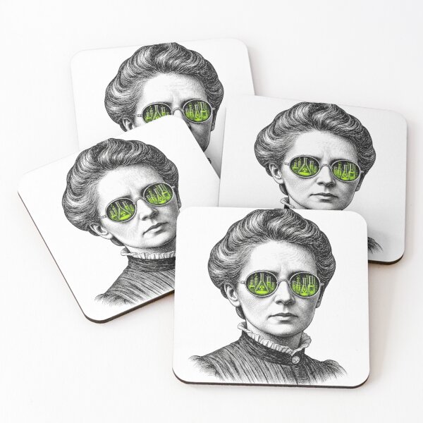 Item preview, Marie Curie Radioactive Science Sunglasses Reflection designed and sold by Bad-Decisions-Designs.