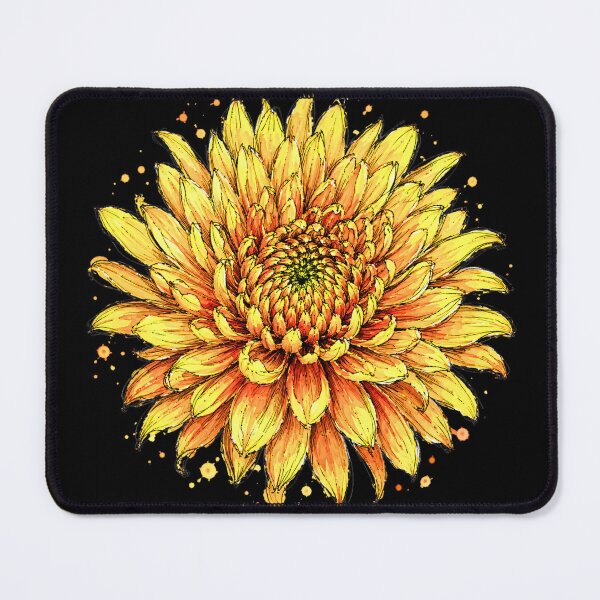 Item preview, Chrysanthemum Watercolor Art – Elegant Botanical Floral Illustration designed and sold by ColorSplash123.