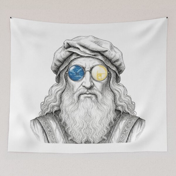 Item preview, Leonardo da Vinci Inventions Sunglasses Reflection designed and sold by Bad-Decisions-Designs.