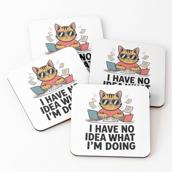 Item preview, I Have No Idea What I'm Doing | Orange Cat Edition designed and sold by Ink And Inspire.