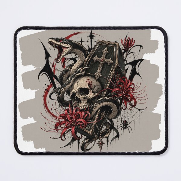 Item preview, Snake Skull Coffin Design designed and sold by kyrasolis.