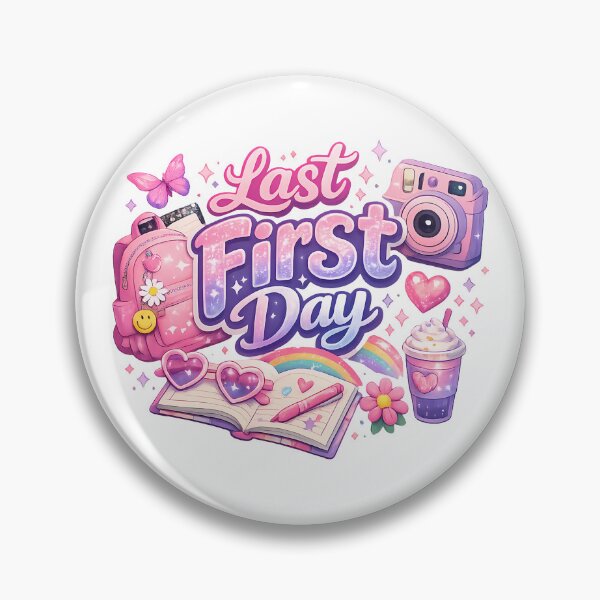 Item preview, Last First Day – Y2K Retro Vintage Girls Senior Back to School Trendy Typography Gift designed and sold by Artycom.