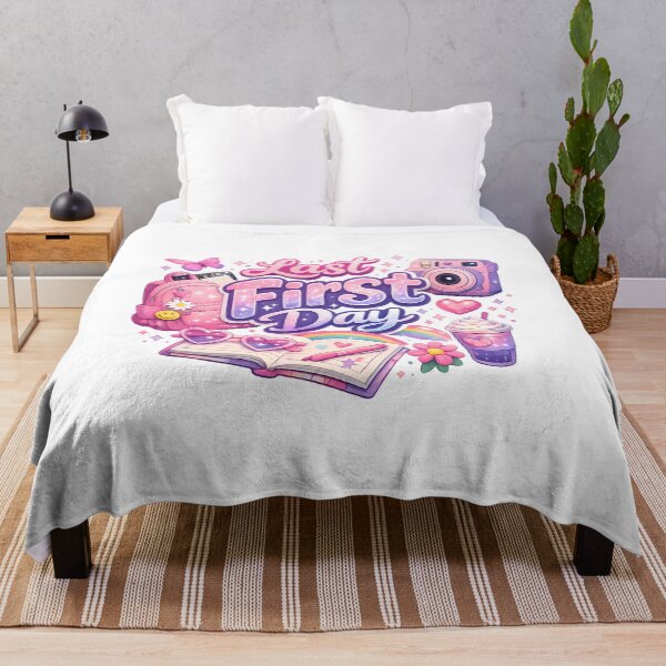 Item preview, Last First Day – Y2K Retro Vintage Girls Senior Back to School Trendy Typography Gift designed and sold by Artycom.